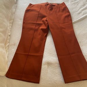 Loft Plus Flare Dress Pants - Burnt Orange - 18 - NWT